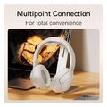 qcy h3 high res headset with mic active noise canceling with 4 mode anc 60h multipoint white extra photo 4
