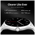 qcy gs s8 smartwatch gray extra photo 1