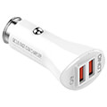 ldnio c511q 2usb car charger lightning cable extra photo 3
