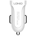 ldnio car charger dl c17 1x usb 12w micro usb cable white extra photo 1