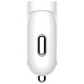 ldnio car charger dl c17 1x usb 12w micro usb cable white extra photo 2