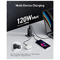 anker charger 737 gan iii prime 3 port 120w black extra photo 1