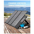 anker solar charger monocrystal 24w 3xusb extra photo 3