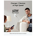 anker powerport iii 40w charger 2xc white extra photo 1