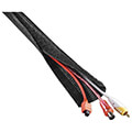 hama 220995 flexible fabric cable conduit universal 20 40 mm 18 m black extra photo 3