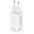 hama 125130 quick charger gan 1x usb c pd 1x usb a qc mini charger 65 w white extra photo 2 hama 125130 quick charger gan 1x usb c pd 1x usb a qc mini charger 65 w white extra photo 2