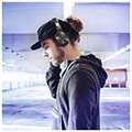 hama 181176 spirit calypso ii over ear bass boost foldable black extra photo 4