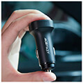 acefast car charger b2 72w 3a 2x type c black extra photo 5