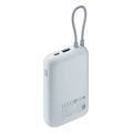 xiaomi power bank 10000mah integrated cable ice blue gl bhr9073gl extra photo 2