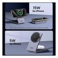 ugreen wireless charger w706 2in1 20w 167a white extra photo 1