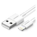 ugreen usb a to lightning cable us155 20730 18w 24a 2m white extra photo 1