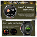 colmi smartwatch v70 143 amoled black extra photo 3