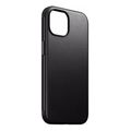 nomad modern leather case black for iphone 15 plus extra photo 1