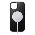 nomad modern leather case black for iphone 15 plus extra photo 3