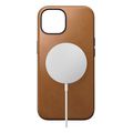 nomad modern leather case english tan for iphone 15 plus extra photo 2