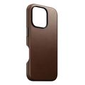 nomad traditional leather case brown iphone 16 pro extra photo 2