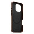 nomad traditional leather case brown iphone 16 pro extra photo 3
