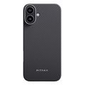 pitaka magez case 5 black grey twill for iphone 16 plus extra photo 1