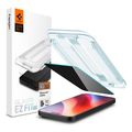 spigen glass tr ez fit hd privacy 1 pack transparency for iphone 16 pro max extra photo 2
