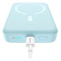 baseus wireless powerbank qi 10000mah mini magnetic magsafe 30watt blue extra photo 2
