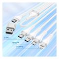 4smarts usb type c type a multi charging cable 4 in 2 12m white extra photo 5