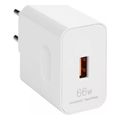 huawei travel charger hw 110600e02 66w 6a usb a white bulk extra photo 1