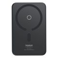 baseus powerbank 5000mah magpro magnetic bracket wireless charging 20w black extra photo 1