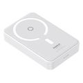 baseus powerbank 5000mah magpro magnetic bracket wireless charging 20w stellar white extra photo 1 baseus powerbank 5000mah magpro magnetic bracket wireless charging 20w stellar white extra photo 1