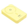 baseus powerbank 5000mah magpro magnetic bracket wireless charging 20w lemon yellow extra photo 2