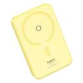 baseus powerbank 5000mah magpro magnetic bracket wireless charging 20w lemon yellow extra photo 5
