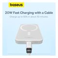 baseus magnetic mini wireless powerbank magsafe 6000mah 20w white extra photo 2