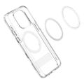 spigen caseology capella magsafe kickstand clear white for iphone 15 pro extra photo 1