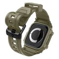 spigen rugged armor pro vintage khaki for apple watch 10 46mm extra photo 2