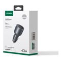 car charger ugreen ec701 63w pd usb qc30 black 35023 extra photo 2