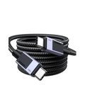 charging cable ugreen 100w l512 type c type c black 1m 45063 5a extra photo 2