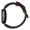 nomad traditional band black hardware rustic brown for apple watch ultra extra photo 2