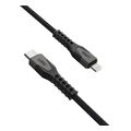 uag rugged kevlar cabel usb c for lightning 15m black grey bulk extra photo 2