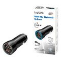 logilink pa0285 usb car charger 2x usb a 105w black extra photo 7