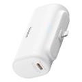 baseus compact powerbank 5000mah 20w type c lightning white extra photo 1