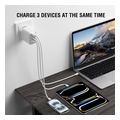 4smarts wall charger gan pocket 100w 2x type c usb white extra photo 2