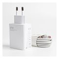 xiaomi wall charging 67w usb type a type c cable white bhr9465eu extra photo 1