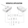 4smarts desk charger gan 65w with 2x ac sockets white extra photo 2