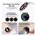 colmi smartwatch v89 143 amoled gold silicone strap extra photo 2