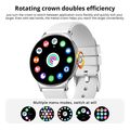 colmi smartwatch v89 143 amoled gold silicone strap extra photo 4