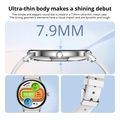 colmi smartwatch v89 143 amoled gold silicone strap extra photo 6