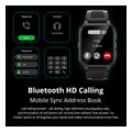 colmi smartwatch p73 19 ips black two color black grey strap extra photo 4