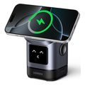 ugreen wireless magnetic charger stand 2in1 15w qi2 w709 45775 black extra photo 1 ugreen wireless magnetic charger stand 2in1 15w qi2 w709 45775 black extra photo 1