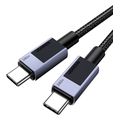 ugreen charging cable 240w l513 type c type c space gray 2m 45068 extra photo 1