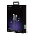 ugreen charging cable l509 100w type c type c black 3m 35513 5a extra photo 2