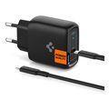 spigen arcstation pro 45w wall charger black for gan 1 port extra photo 2